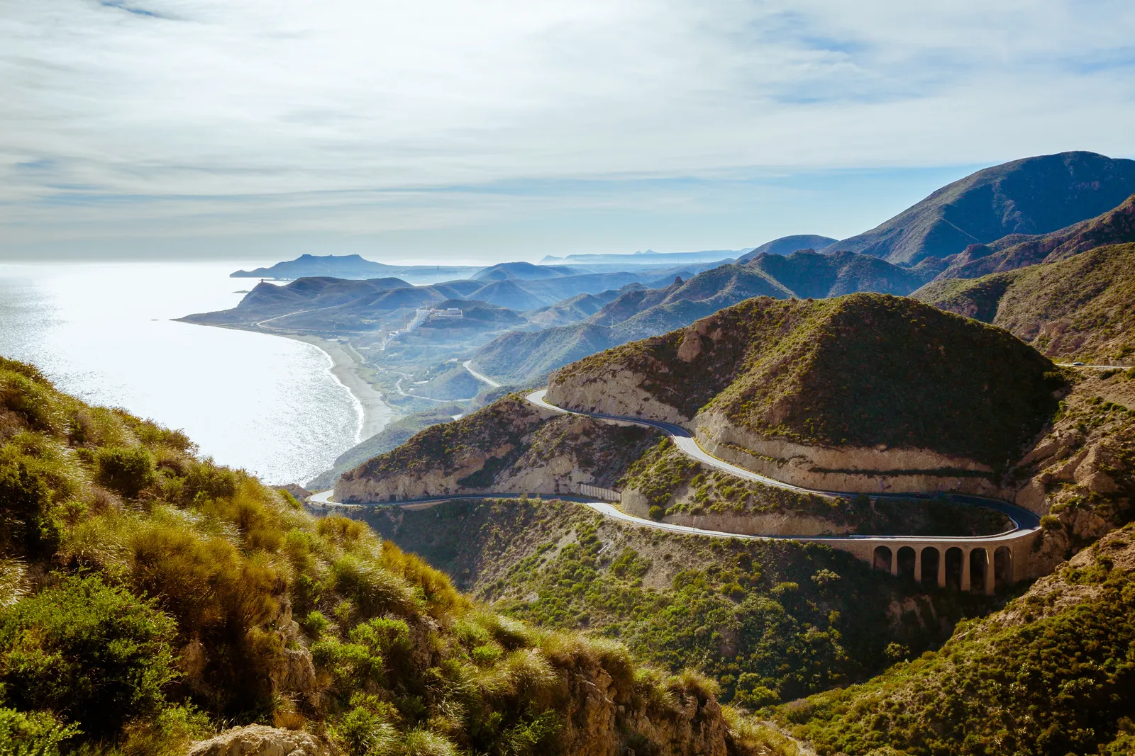Costa de Almería desde arriba