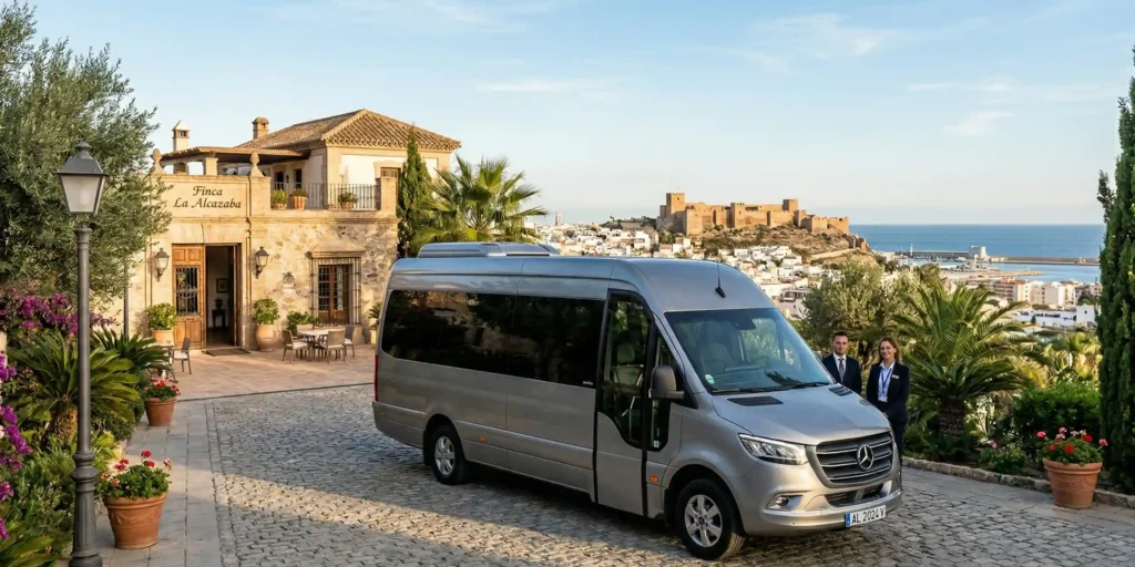 Minibús privado para eventos y grupos pequeños en Almería